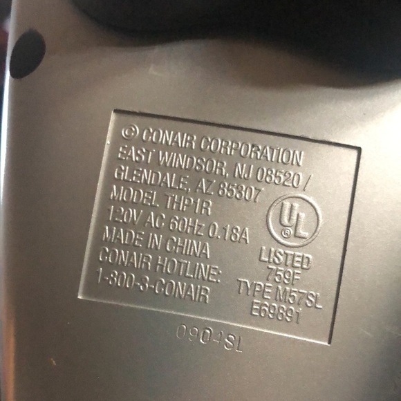 CONAIR Handheld Percussion Massager Dual Head Adjustable Infared Heat MD~ THP1R - Picture 7 of 7